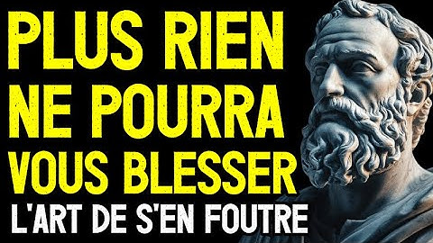 L’ART DE NE PAS S’EN FAIRE : 10 RÈGLES DU STOÏCISME POUR ÊTRE INÉBRANLABLE