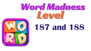 Word Madness Level 187 | Word Madness Level 188 screenshot 1
