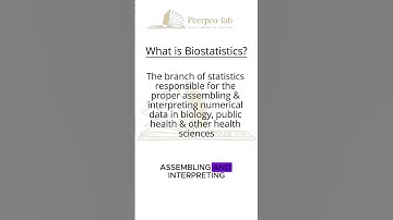 What is Biostatistics? #clinicalreasearch  #biostatistics #peerpro-lab #Researchprocess
