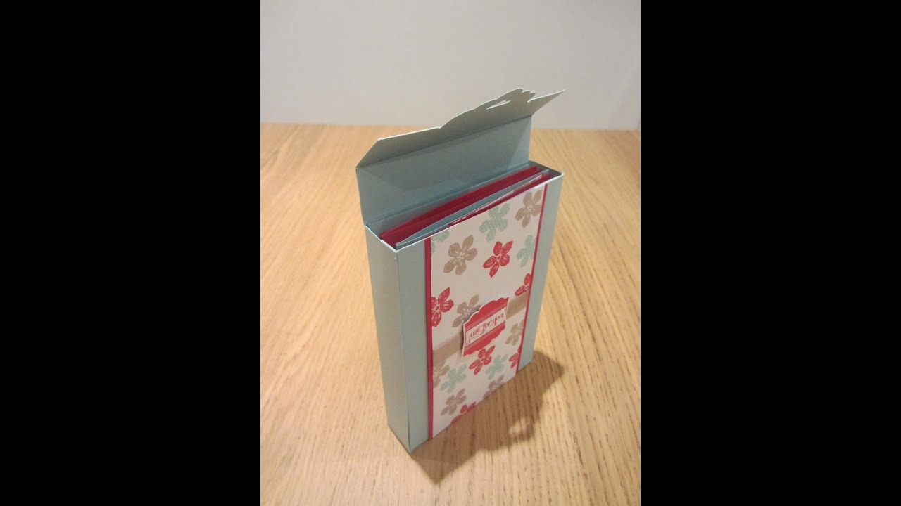 Handmade Cards Flowering Gift Box Stampin' Up UK YouTube