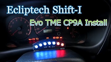 Ecliptech Shift-I install - Lancer Evo TME CP9A