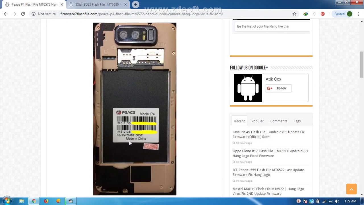 Peace P4 Flash File Android 4 4 2 2Nand Dubble Camera Hang Logo Fix Firmware Download 100% Tested