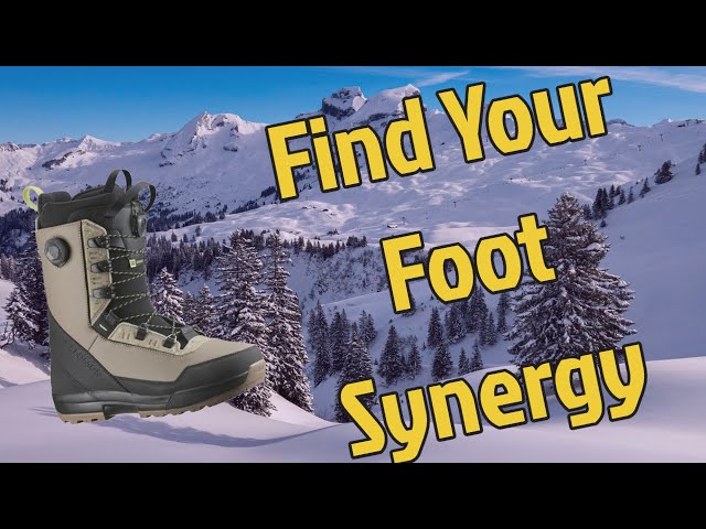 The Salomon Synergy Snowboard Boot Breakdown - YouTube
