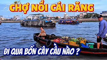 CHỢ NỔI CÁI RĂNG CẦN THƠ MIỀN TÂY #dulichcantho #dulichmientay #chonoi
