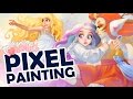 Pixel Painting: Dollightful Banner Art