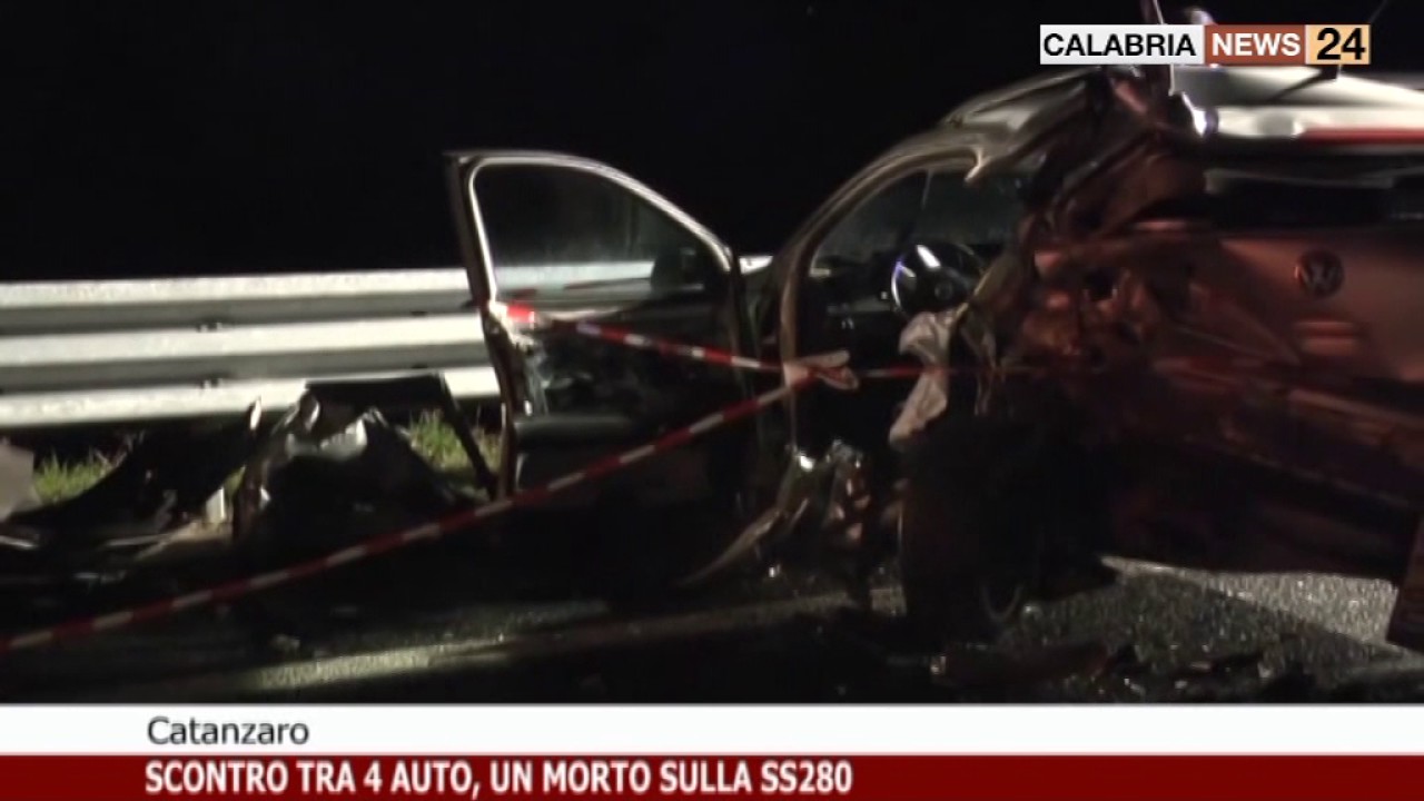 INCIDENTE MORTALE A CATANZARO SULLA SS280 - YouTube