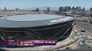 A look at the unique art inside Allegiant Stadium