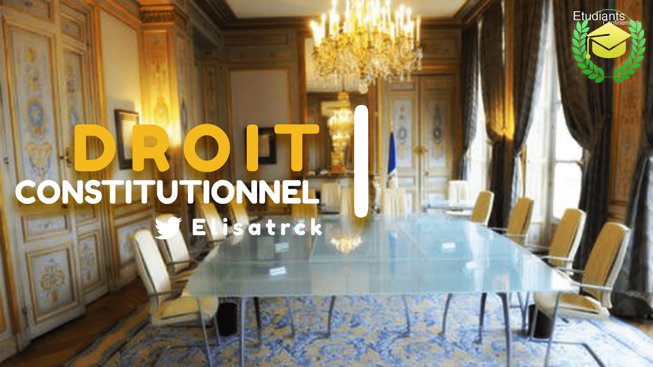 DROIT CONSTITUTIONNEL #1 (niveau L1) - @Elisatrck