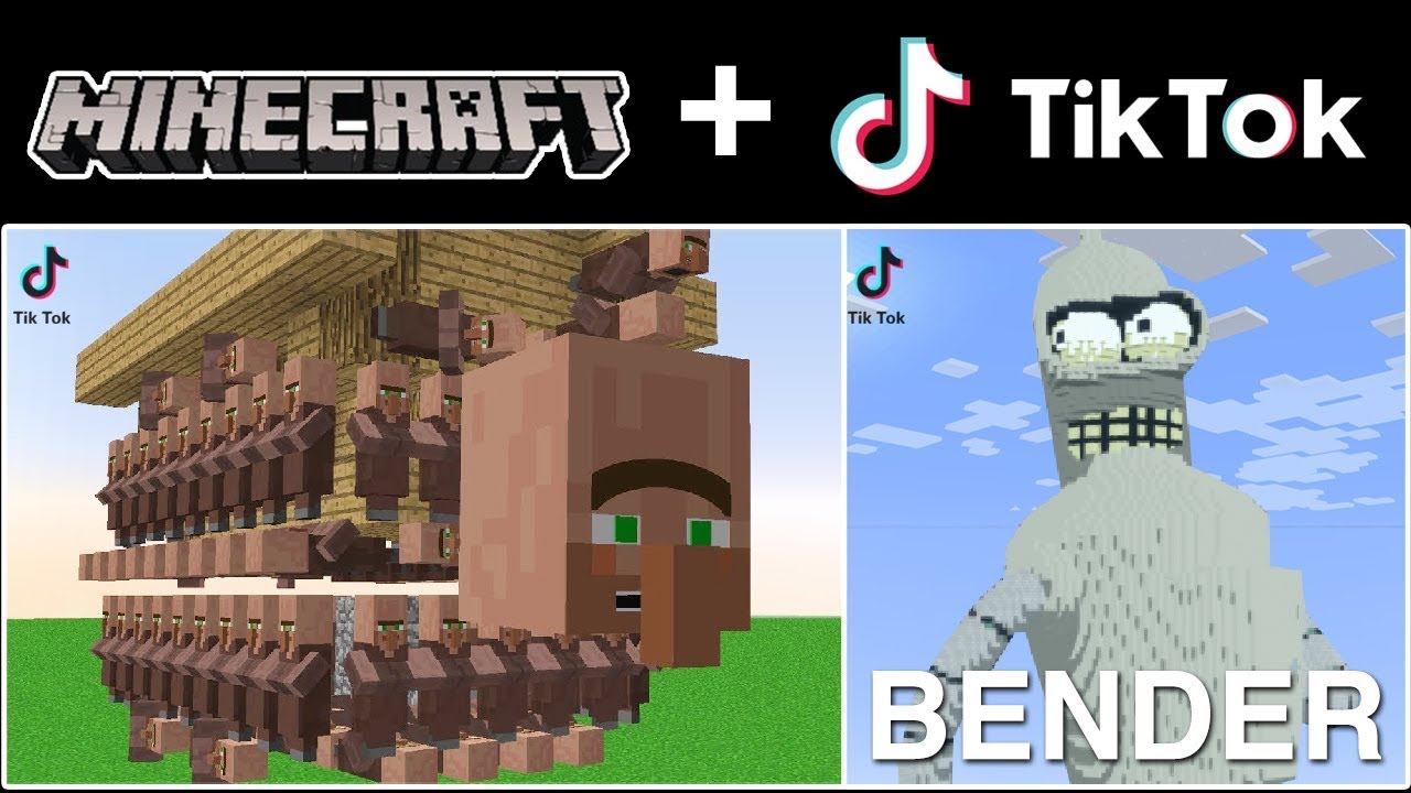 vídeo de tik tok minecraft