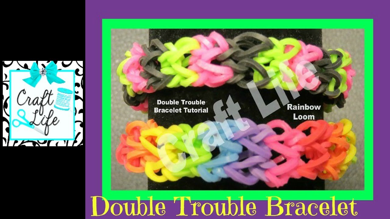 How to Make a Rubber Band Bracelet - The Crafty Blog Stalker