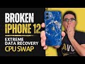 Recovering data from a cracked iphone 12 motherboard advanced method how to transplant cpu