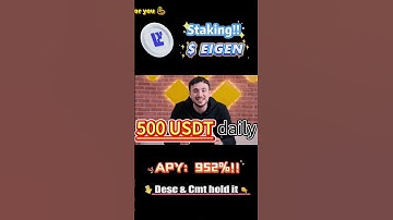Stake EIGEN Token EigenLayer – High Yield Crypto 2025 #staking #CryptoEarnings #EIGEN