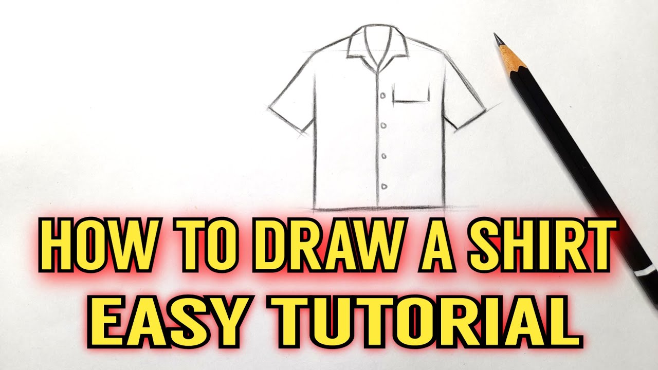 How to draw a shirt design step by step Drawing Dress designs Clothes