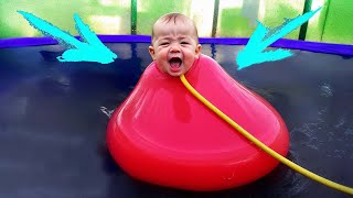 Try Not To Laugh! Funny Baby Got Trouble with Balloons 2024 - Babies Funny Videos
