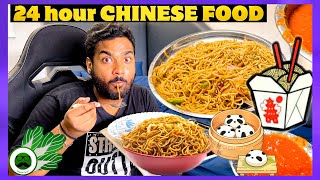 Eating Chinese Food for 24 Hour Food Challenge | Veggie Paaji