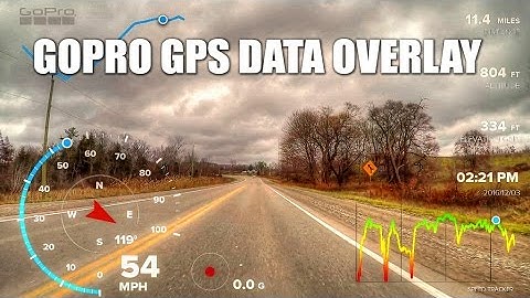 How To Add GPS Data & Gauges To GoPro Hero 5 Videos