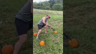 Yugo SKS vs. Pumpkin #firearmsafety #yugoslavia #sks #antique #firearmstraining