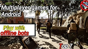 Top offline games 2022/for Android shooting games/offline games with bots  #offlinegames