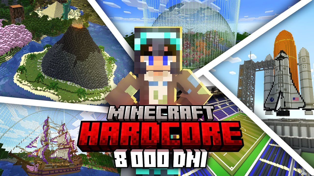 Przeżyłem 8000 dni w Minecraft Hardcore! [CAŁY FILM]