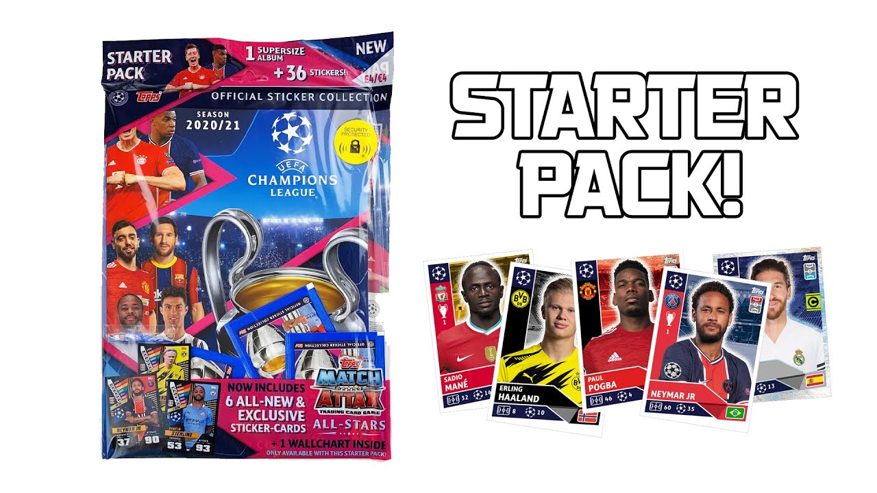 Topps UEFA Champions League Stickers 2020//21 Multi-Pack