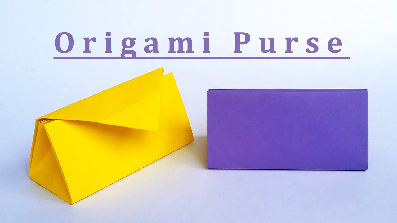 Envelope Purse Making With Paper [Without Glue Tape And Scissors] At