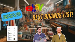 The Best Clothing Brands List for Reselling on Ebay Full Time