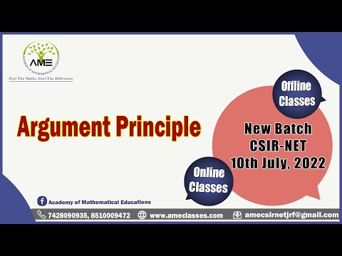 Argument Principle-Complex Analysis
