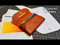 How to Make a Minimal Leather Business Card Holder | Free PDF Pattern