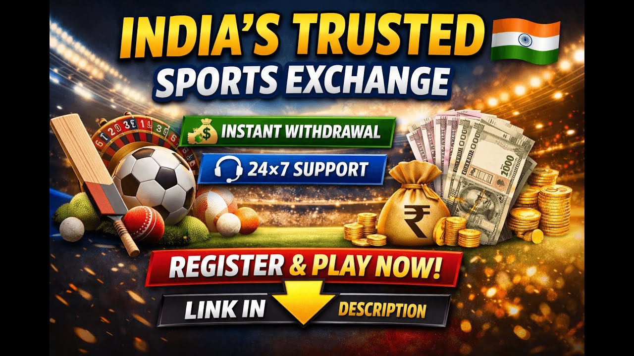 India’s Trusted Sports Exchange | Instant Withdrawal & 24×7 Support 🇮🇳