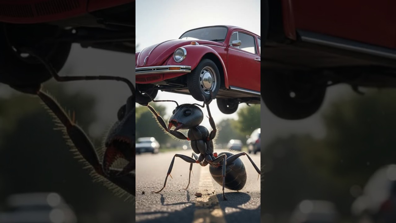 Ant Can Lift a CAR ?
