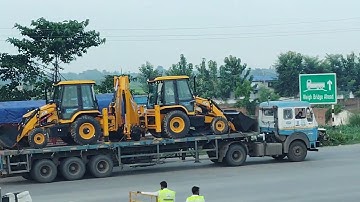 New JCB #loading trailer#video 
