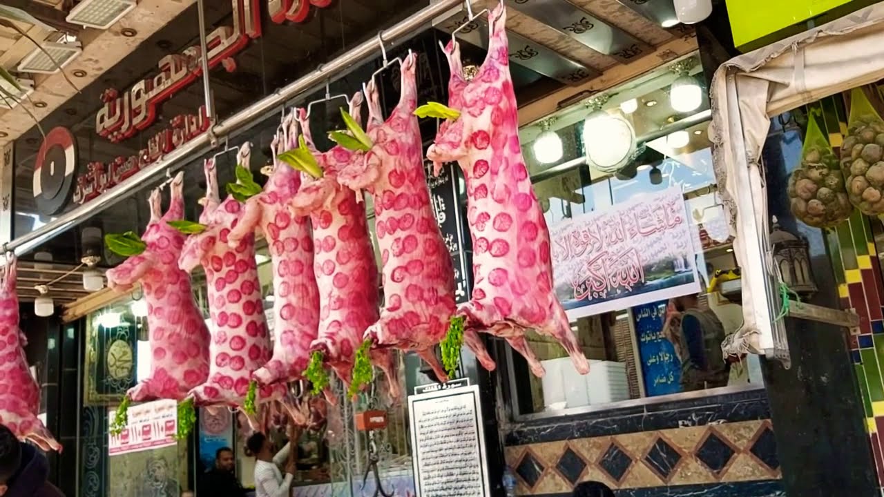 جوله  تيتا  نوسه  عند جزاره  الجمهوريه(انواع  قطعيات اللحمه)