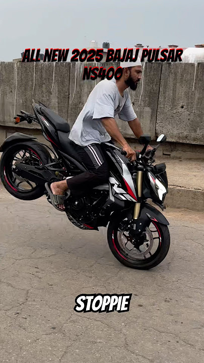All new 2025 Bajaj pulsar NS400 stunt #stoppie #ns400 #bajajpulsar #pulsar400 #trending #ytshorts