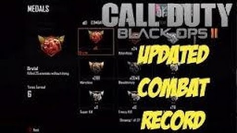 Black Ops 2 Combat Record and Class Setups [UPDATED]