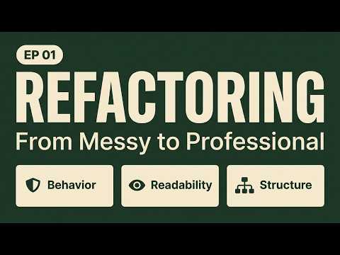 The 10:1 Rule Every Developer Ignores (Refactoring Explained) | Ep 01