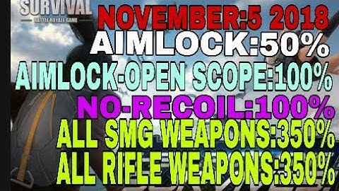 Rules Of Survival New Assets AimScope:100% (×) Ultra Damage (350%) Damage +GG SCRIPT and X-RAY