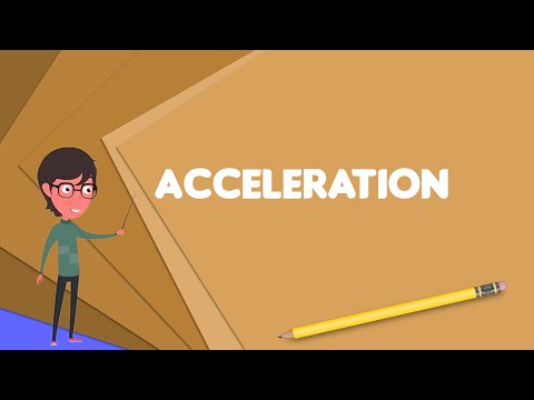 What is Acceleration? Explain Acceleration, Define Acceleration, Meaning of Acceleration