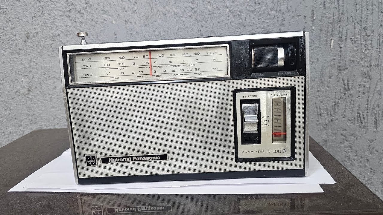 National Panasonic R-312 📻 Radio 3 Band Radio ( MW, SW1 , SW2