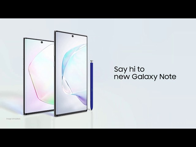 Say hi to the new Galaxy Note10 | Note10+ class=