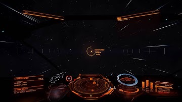 Elite Dangerous. Cobra Mk.III vs. Anaconda (idiot NPC mostly harmless)