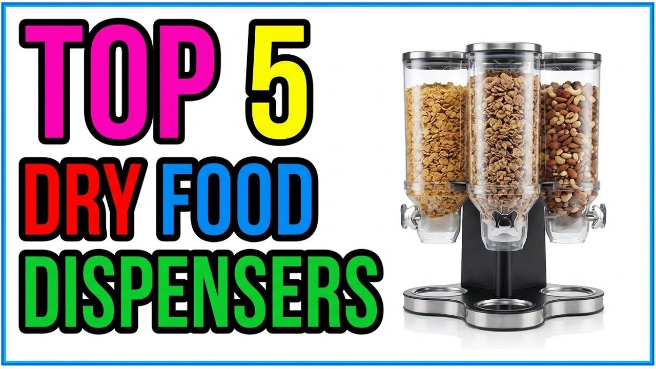 TOP 5 Best Dry Food Dispensers 2026