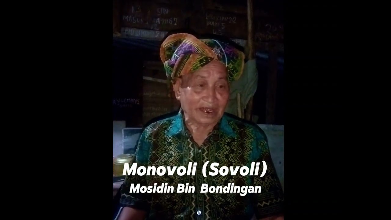 Monovoli (Sovoli) Mosidin Bin Bondingan #monovoli #mogondi #rungus