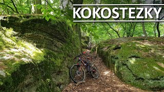 KOKOSTEZKY: Na kole v kokořínských skalách