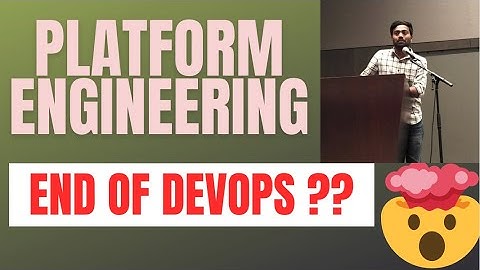 PLATFORM ENGINEERING IS GOING TO KILL DEVOPS ? END OF DEVOPS ?WHAT IS PLATFORM ENGINEERING ? #devops