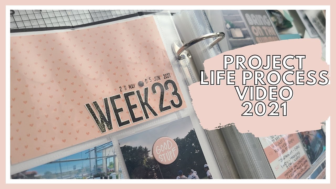 PROJECT LIFE PROCESS VIDEO - Week 23 2021 - Stash kit mix of Studio ...