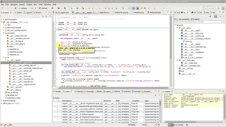 Project Templates in the DVT Eclipse IDE - How to Create Templates