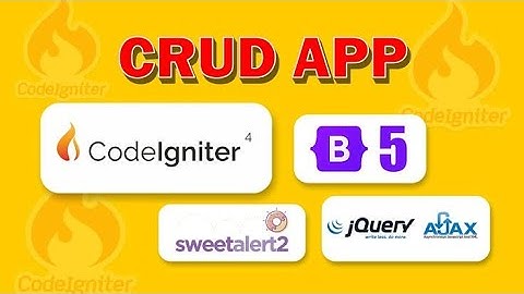 Inserting Data into Database with CodeIgniter 4 – CRUD Tutorial |Dari|Persian|Farsi