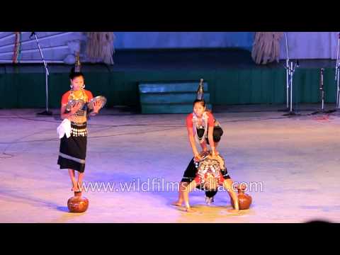 Hojagiri dance being performed at the Sangai Festival, Manipur