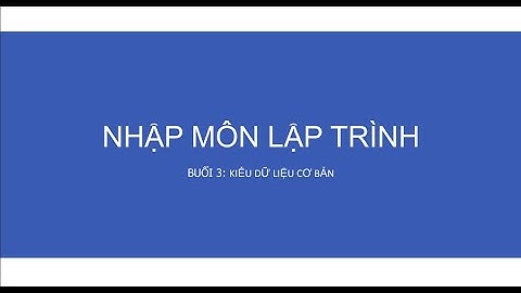 [Nhập môn lập trình C++ Cơ bản] - Bài 1 : Kiểu dữ liệu và toán tử (phần 1) | Tun Black