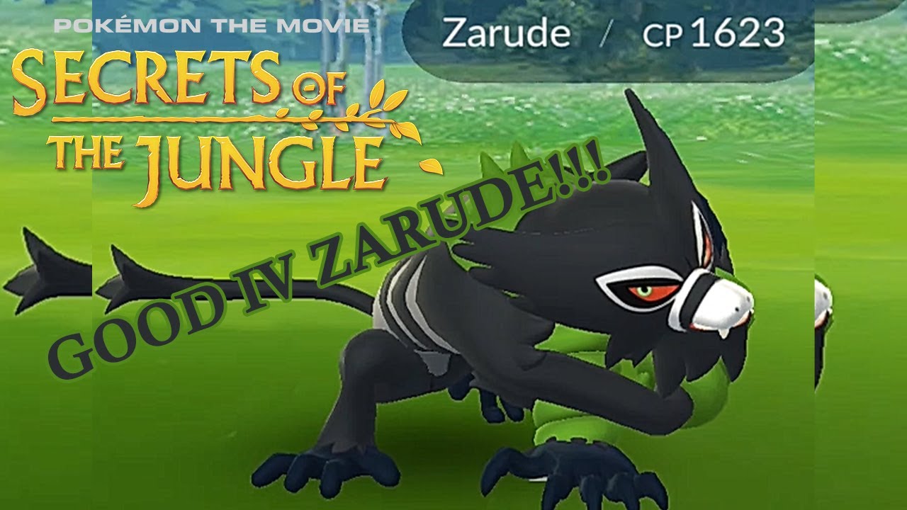 I Got ZARUDE With Good IV for MASTER LEAGUE Catch Zarude Pokemon Go 